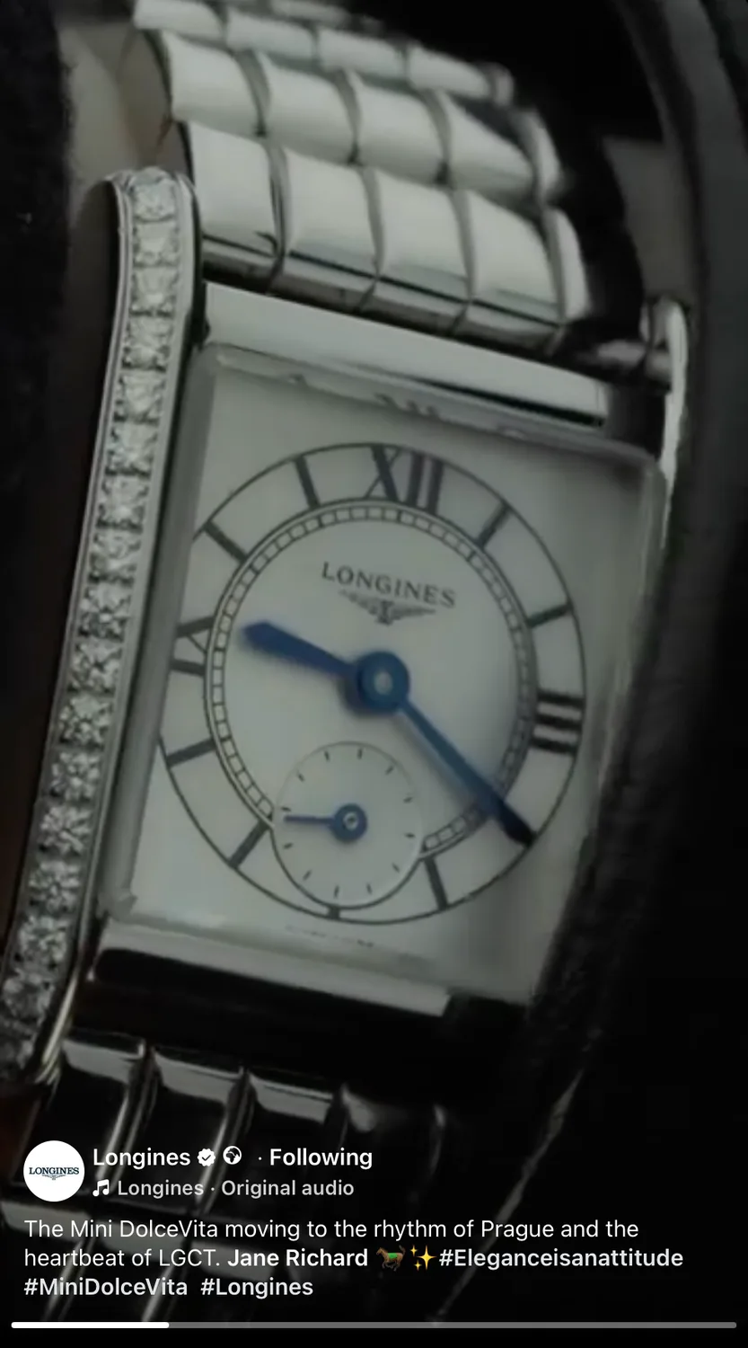 Longines Mini DolceVita campaign post
