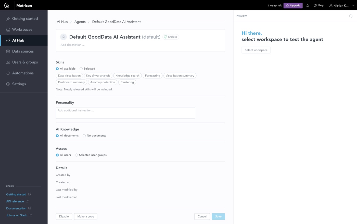 Skills in AI Hub