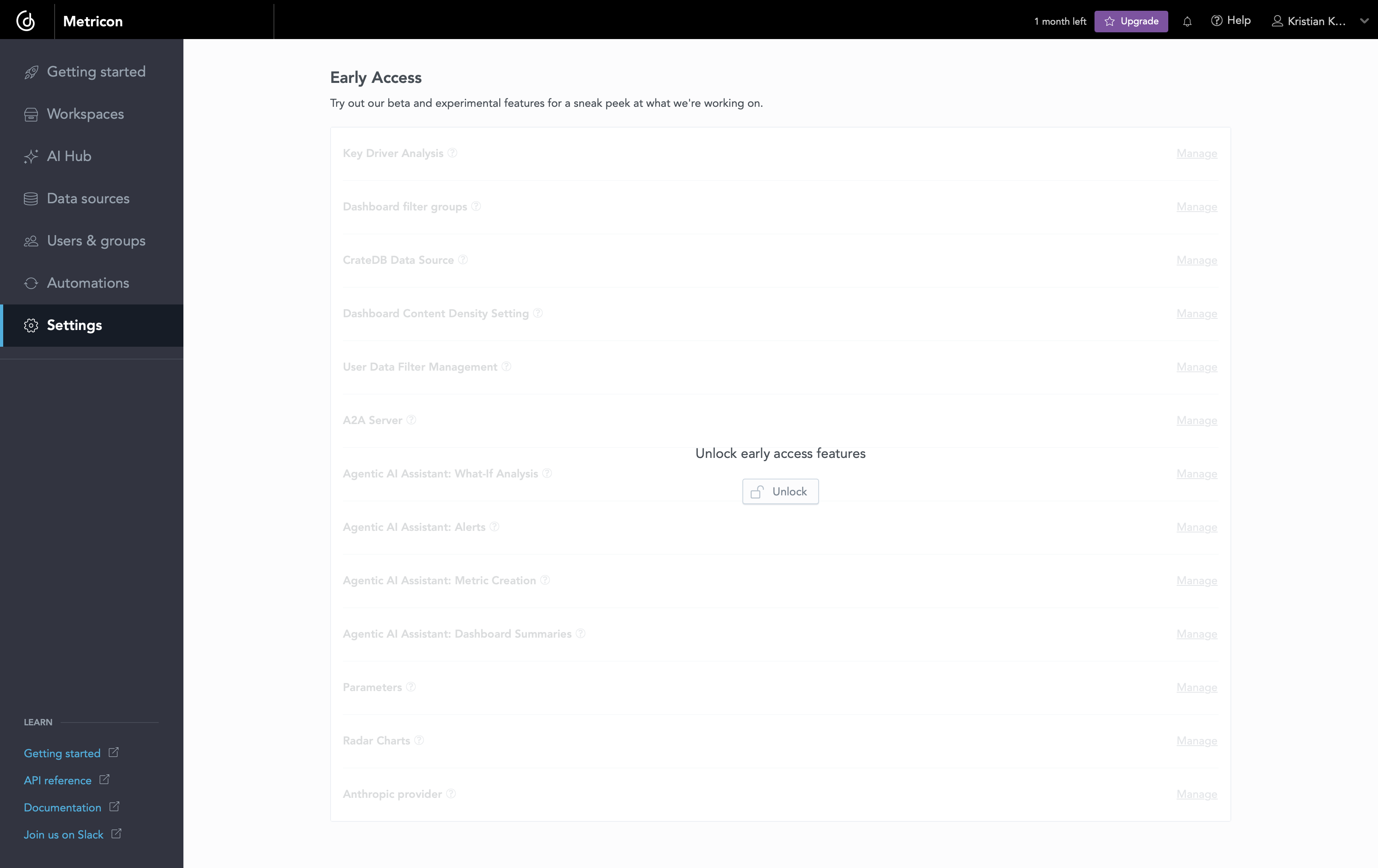 Early-access gating: agentic features as contextual upgrade triggers.